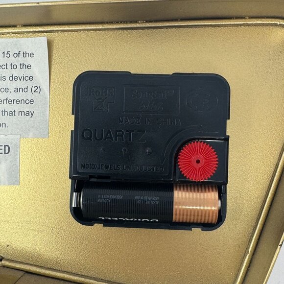 Retro Metal Desk Clock My Alone Time Is For Everyone's Safety Cracker Barrel 9" - Picture 10 of 14